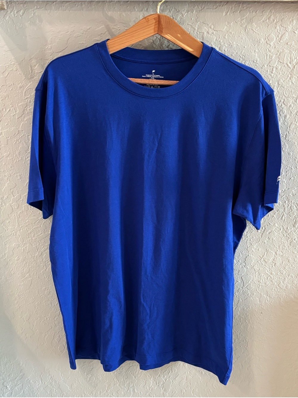 Fabletics Men’s The 24-7 Tee XL Admiral Blue